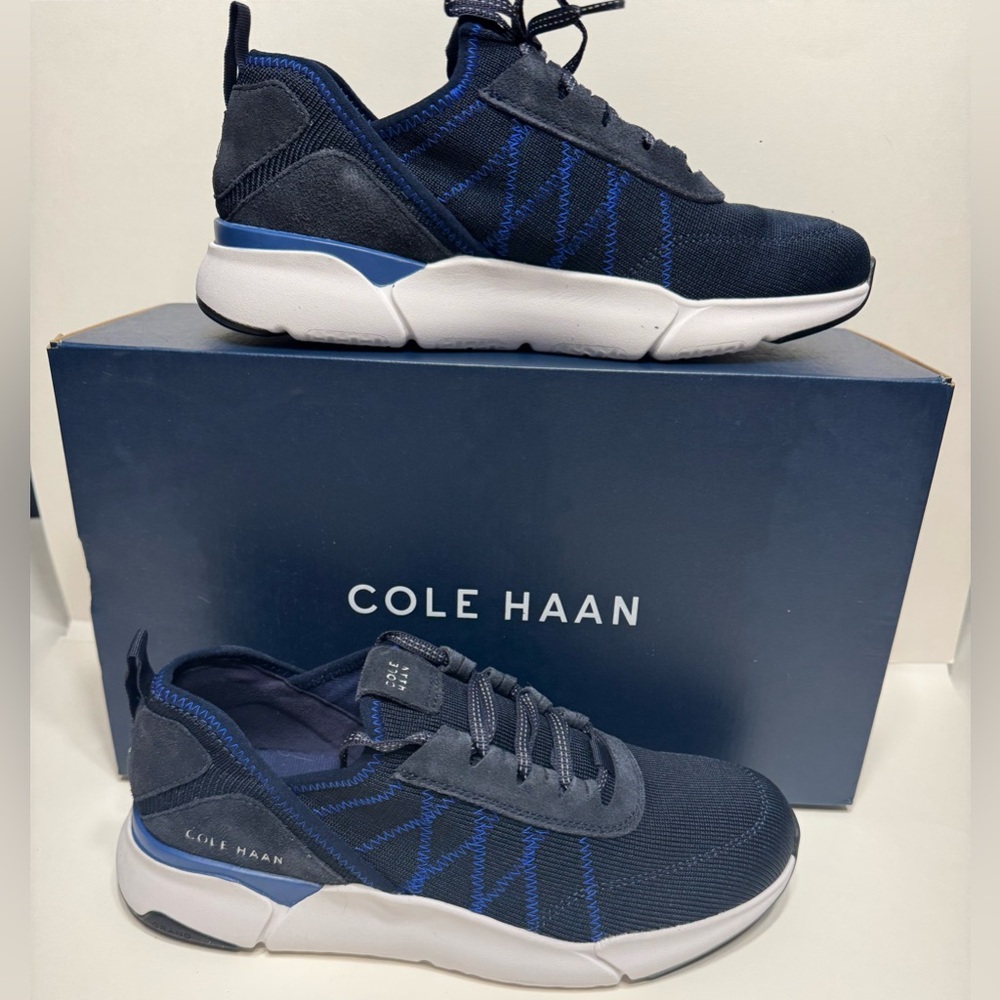 Cole Haan New Men's Dark Blue Athletic Sneakers Size 9